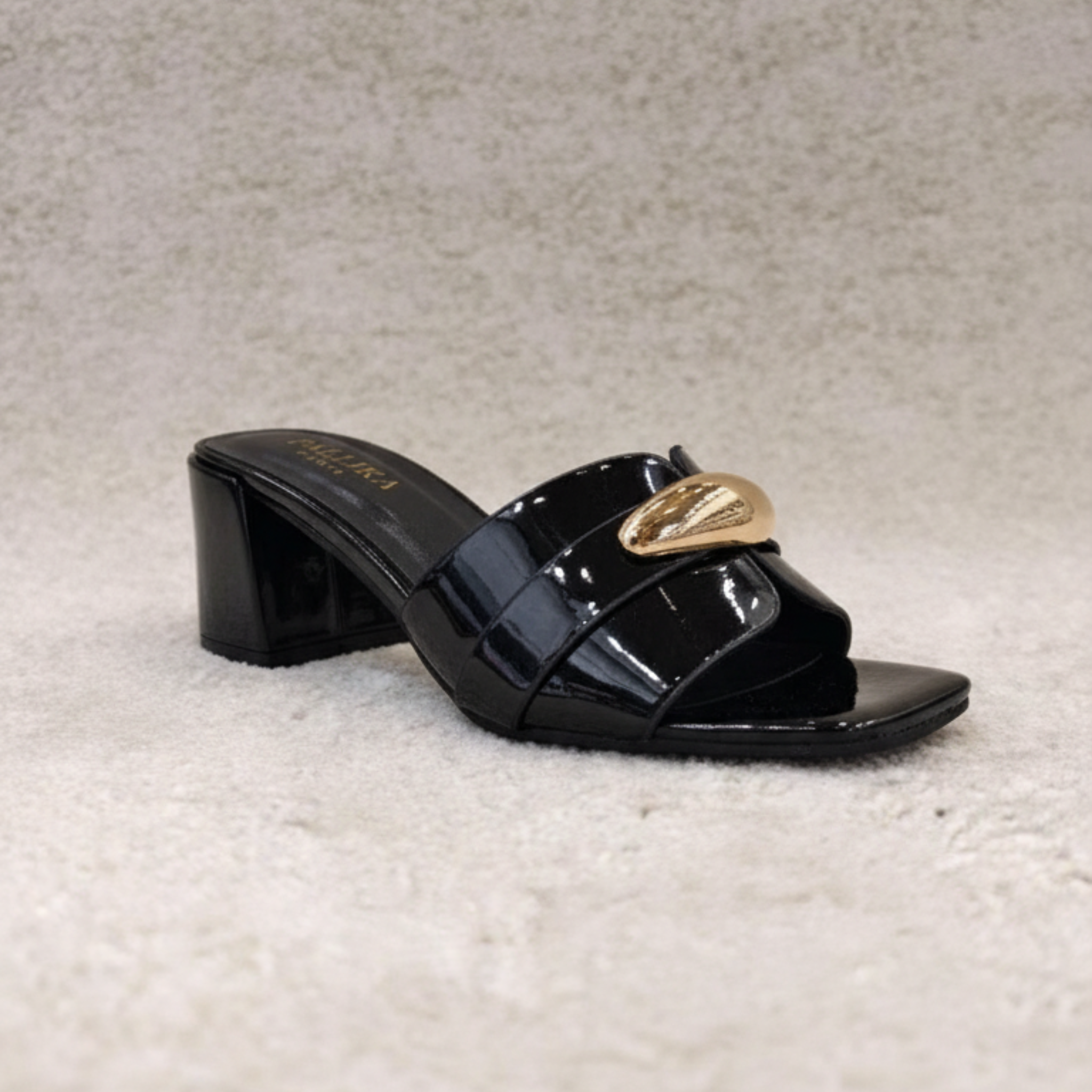 Golden Chic – Mules noir