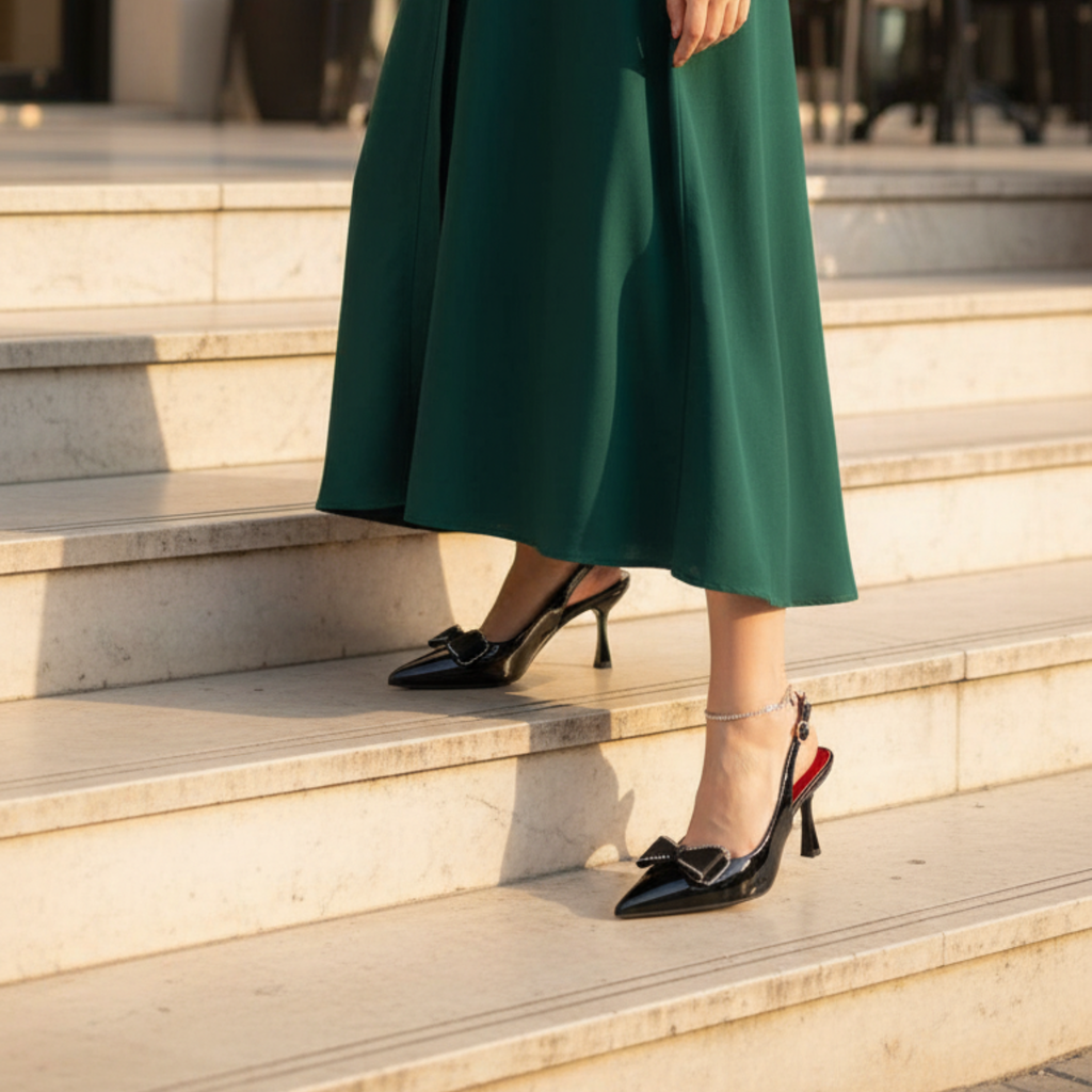 Butterfly Chic – Escarpins noirs