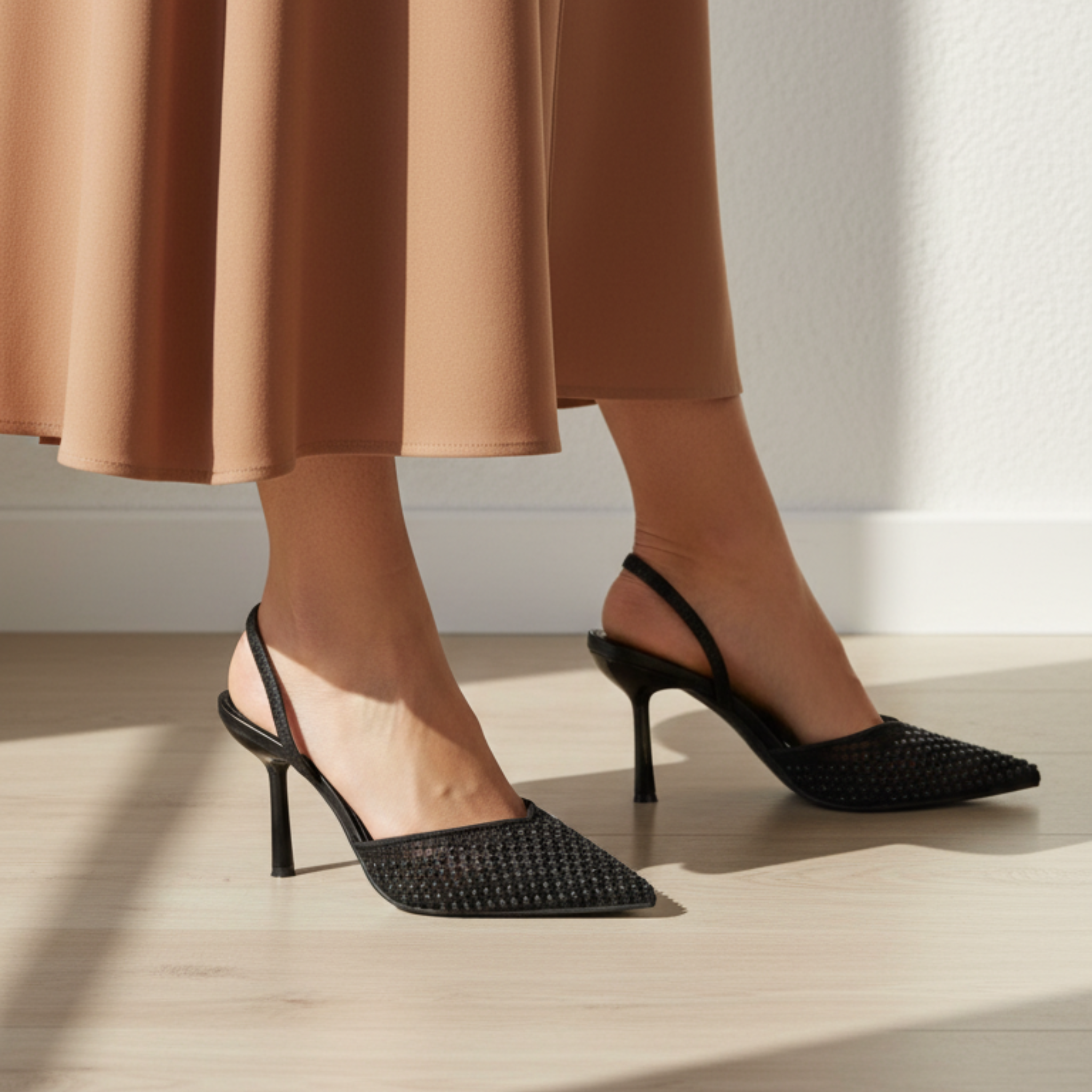 Mystery Chic – Escarpins filet