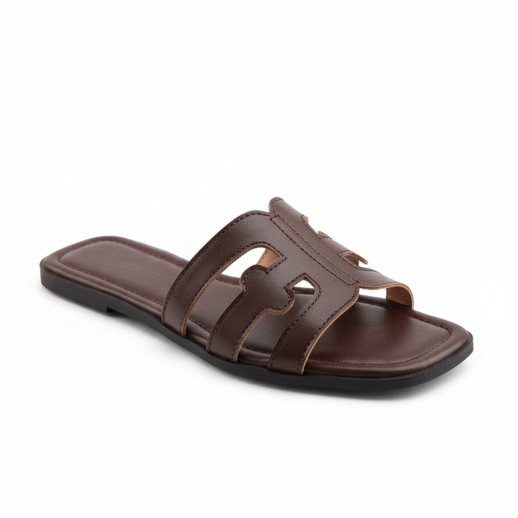 Claquettes Confort – marron