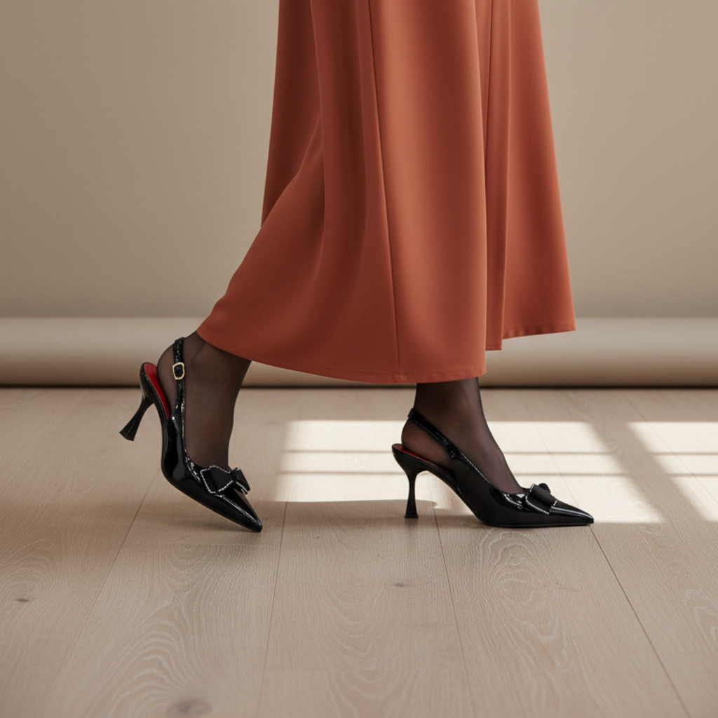 Butterfly Chic – Escarpins noirs