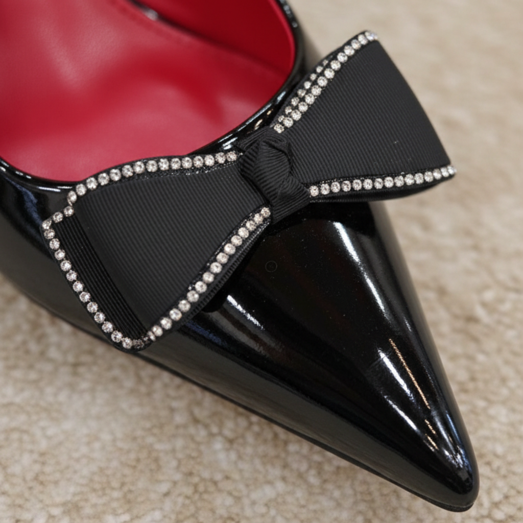 Butterfly Chic – Escarpins noirs