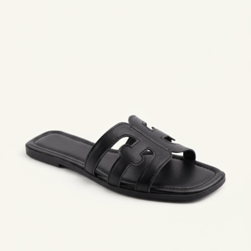 Claquettes Confort – noir