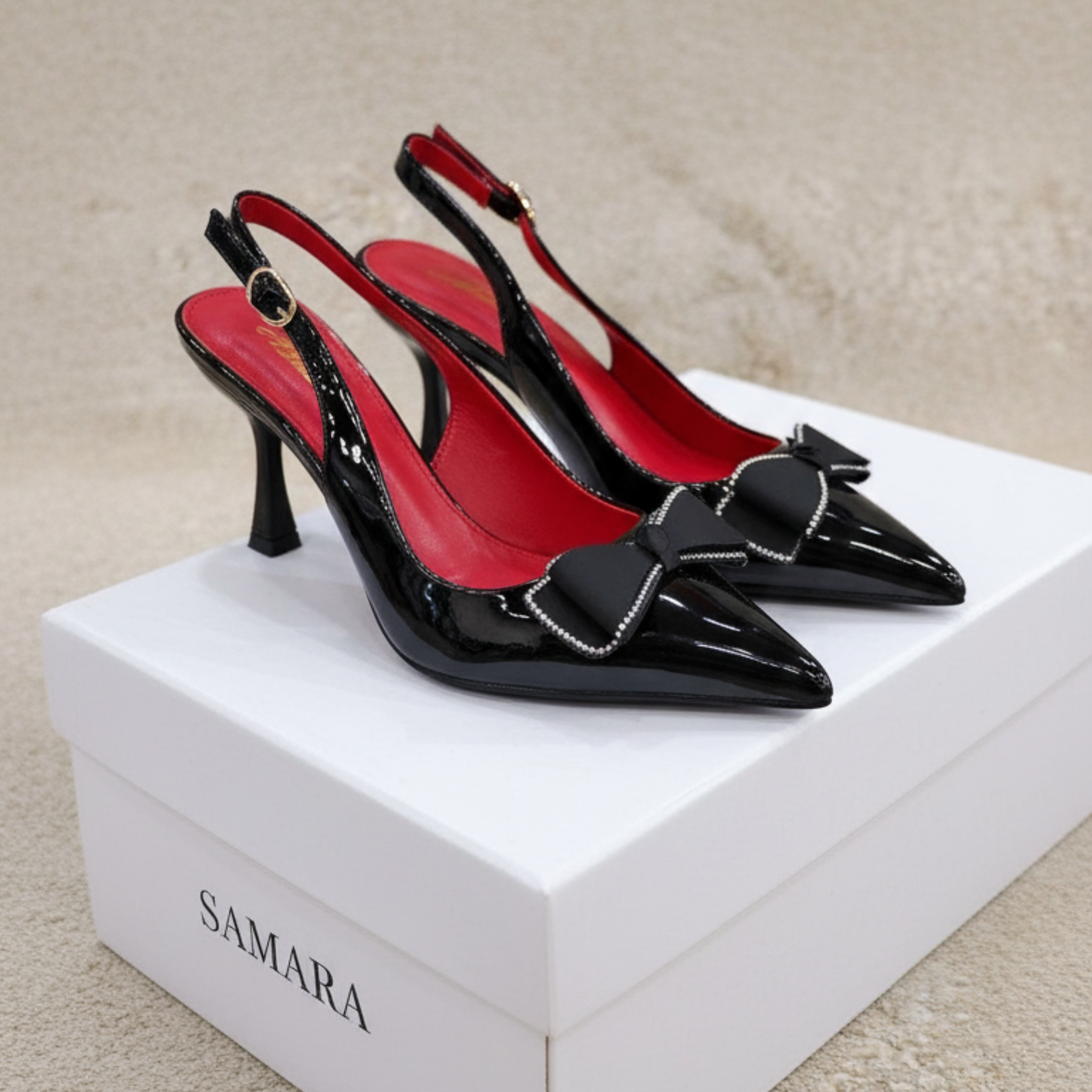 Butterfly Chic – Escarpins noirs