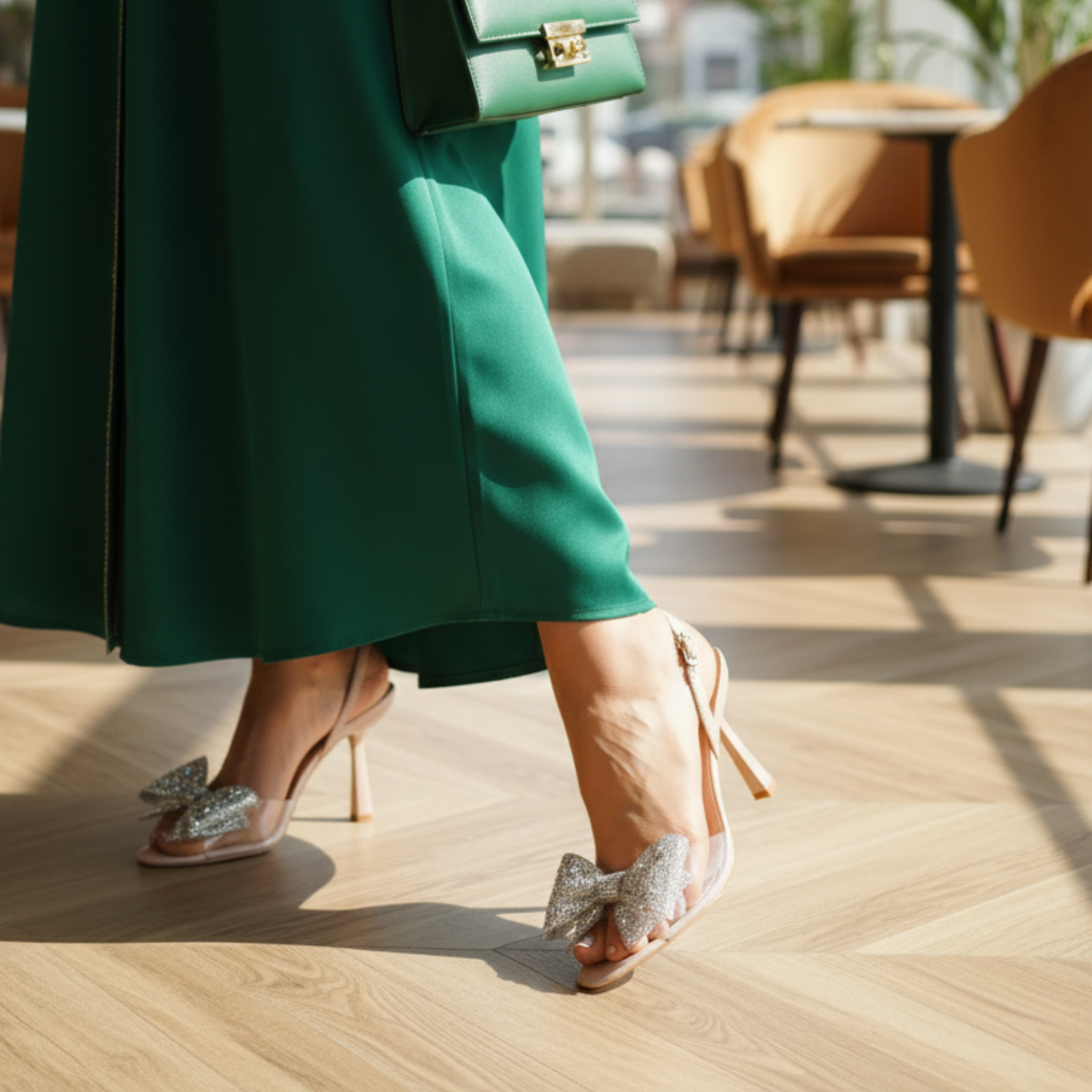 Lumière Élégance – Mules beige
