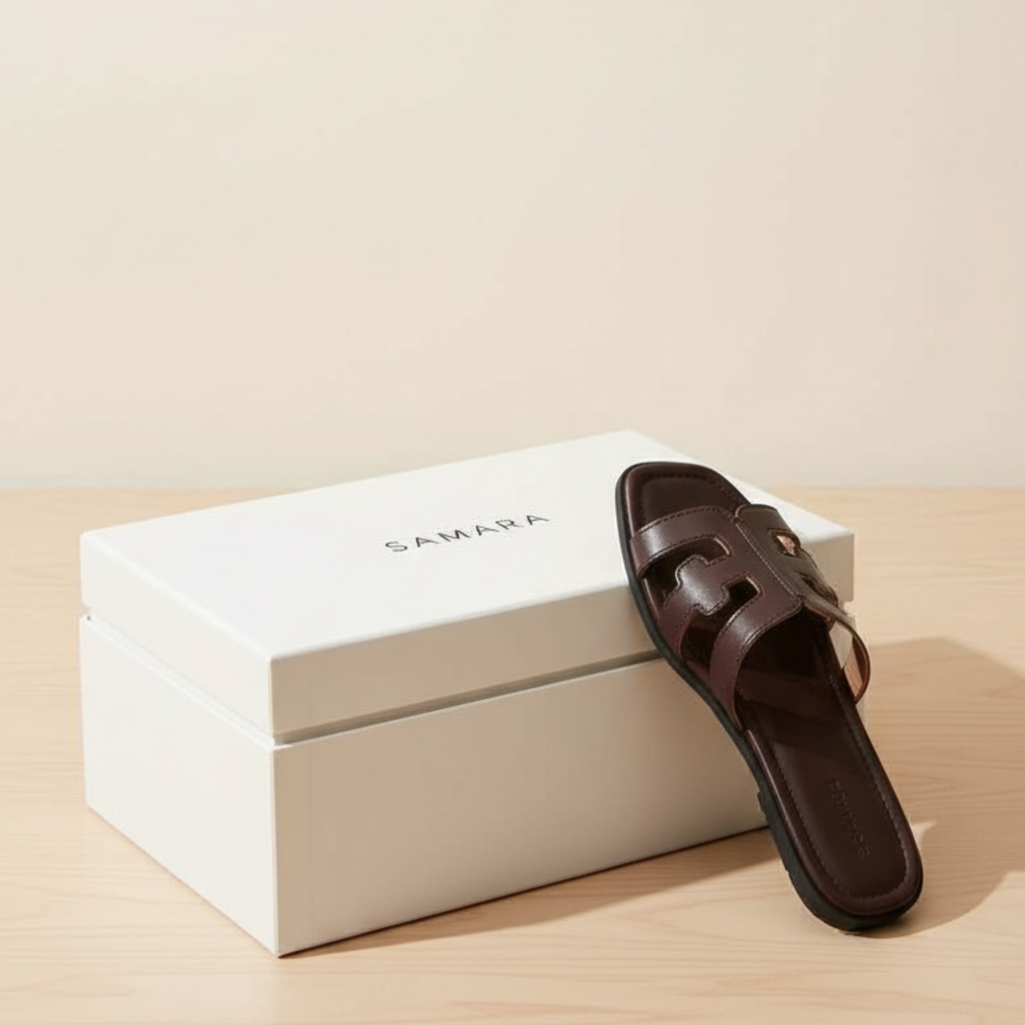 Claquettes Confort – marron