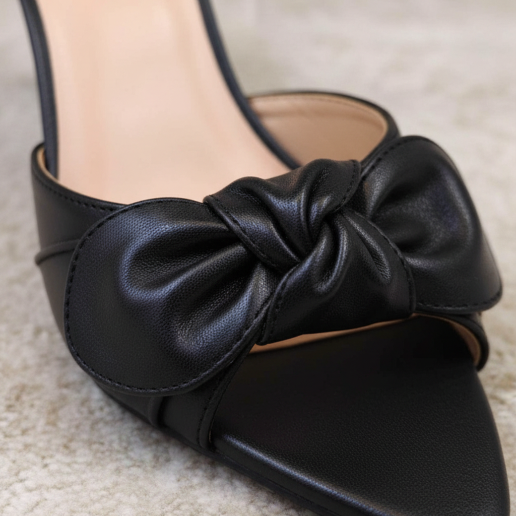 Élite Noir Papillon – Escarpins