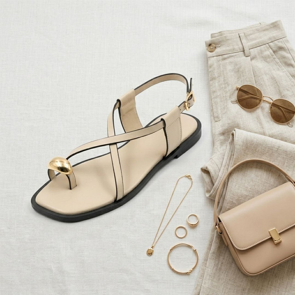 Sandale Lina Dorée beige