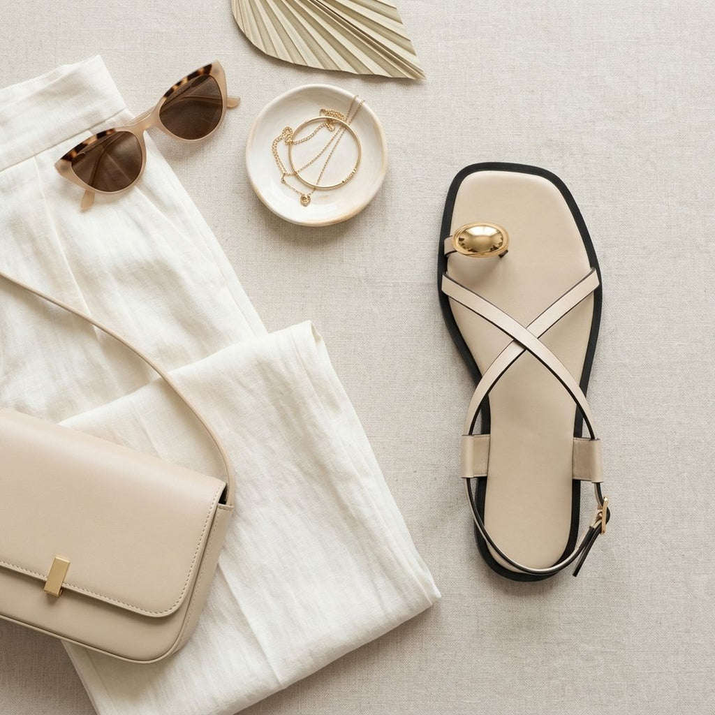 Sandale Lina Dorée beige