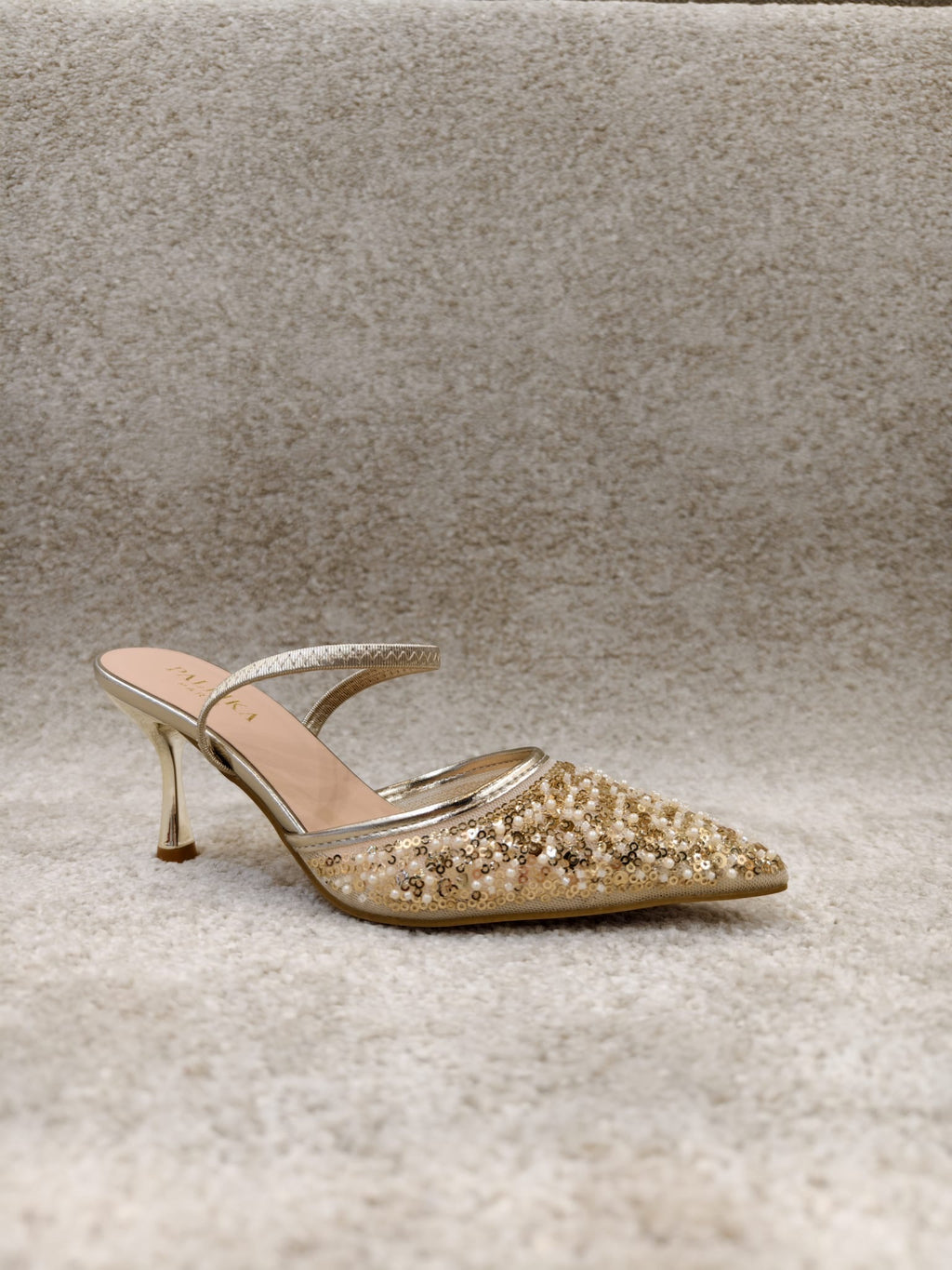 Gold Royale – Escarpins dorée