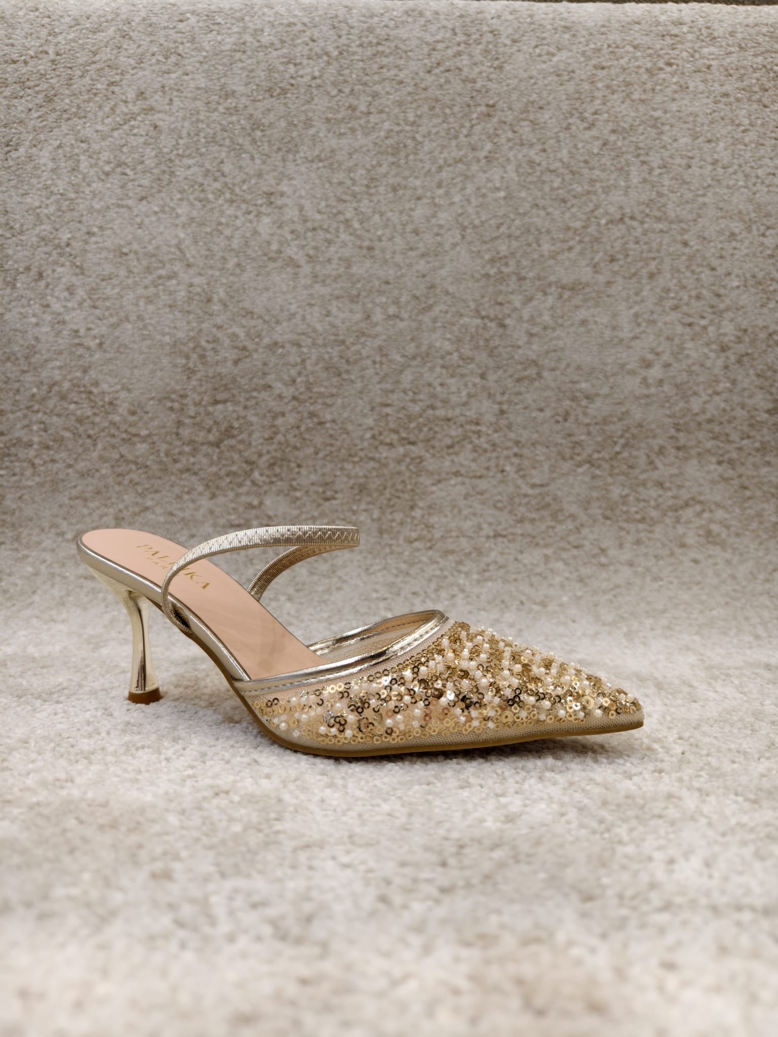 Gold Royale – Escarpins dorée