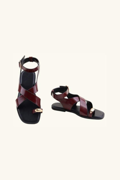 Sahara Confort – Sandales burgundy