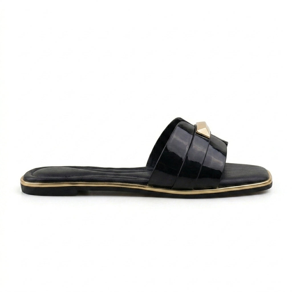 Mule Slide Vernie - noir
