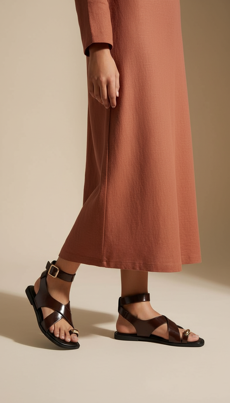 Sahara Confort – Sandales marron