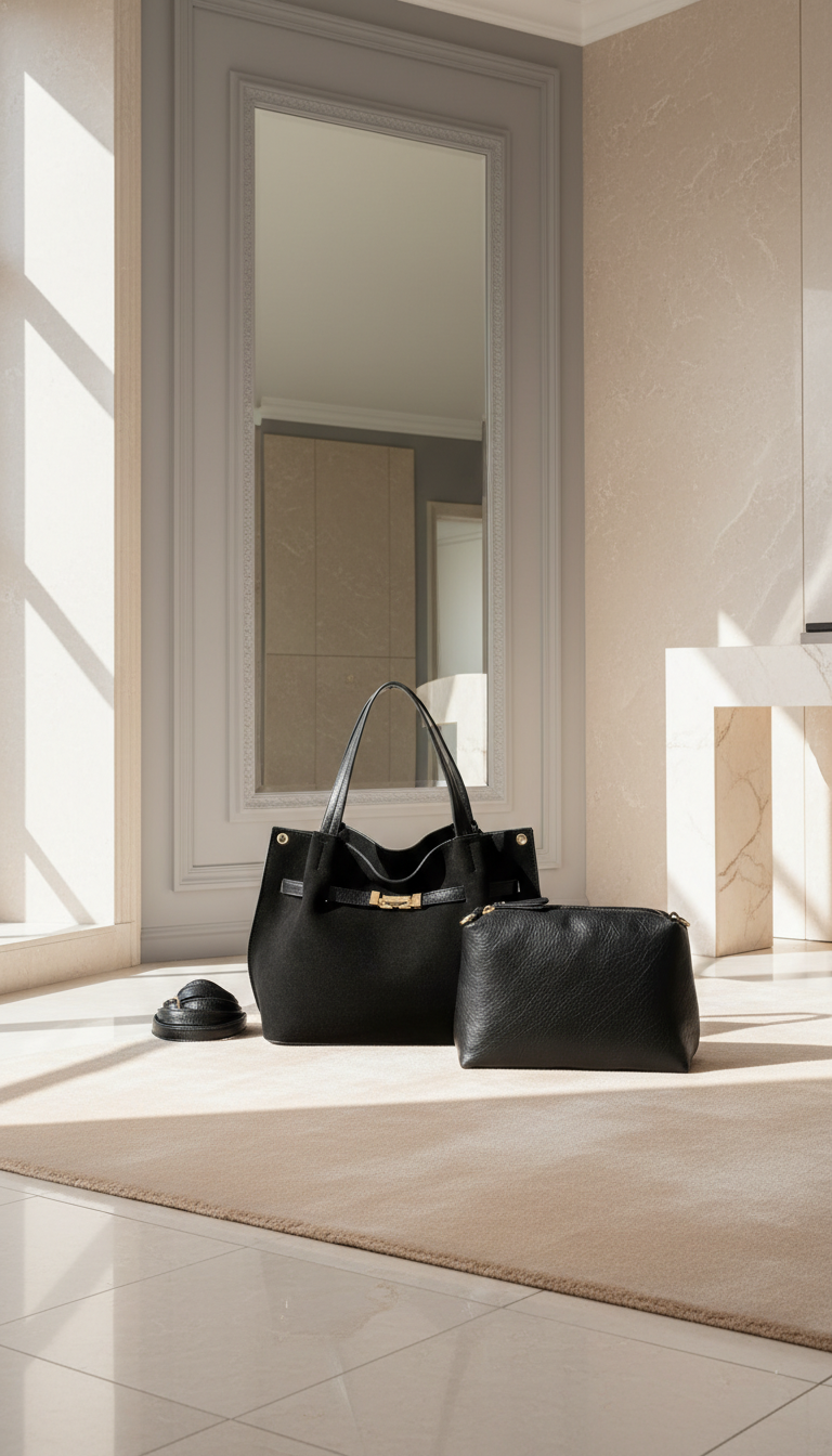 Sac porté main noir