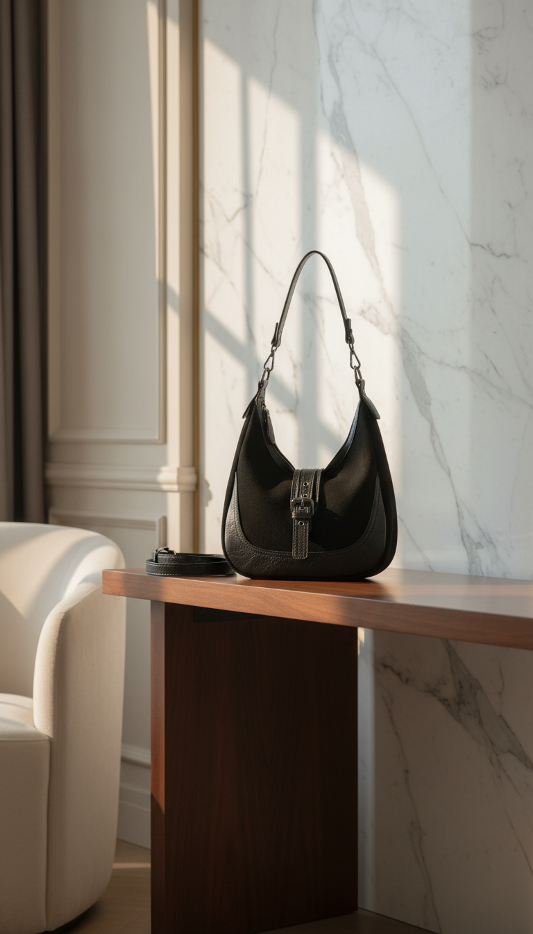 Sac porté épaule noir