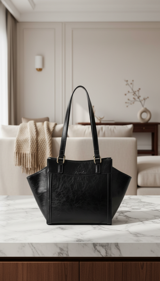 Cabas porté épaule noir