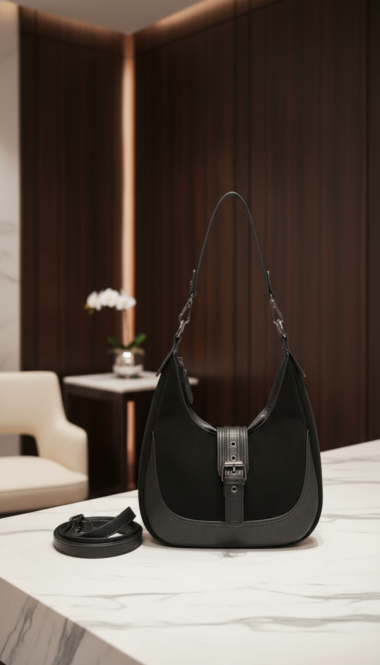 Sac porté épaule noir