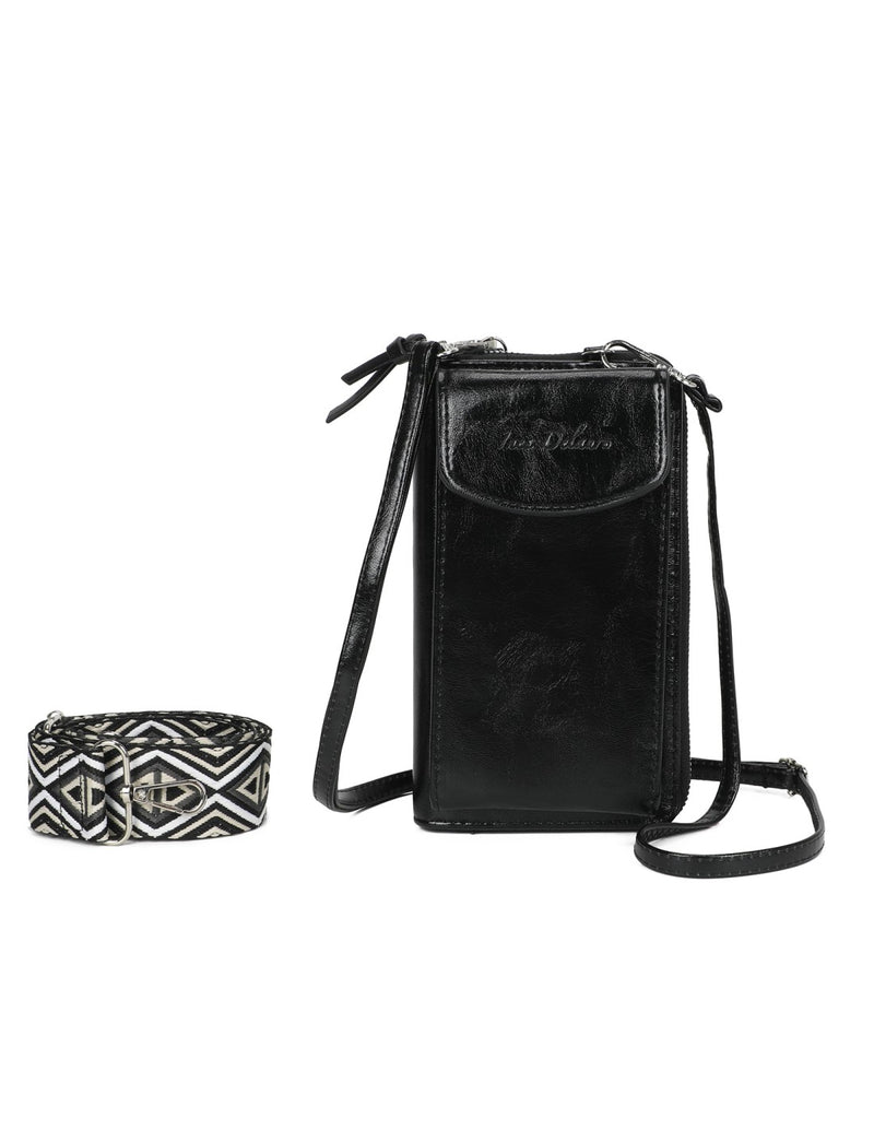 Pochette téléphone noir