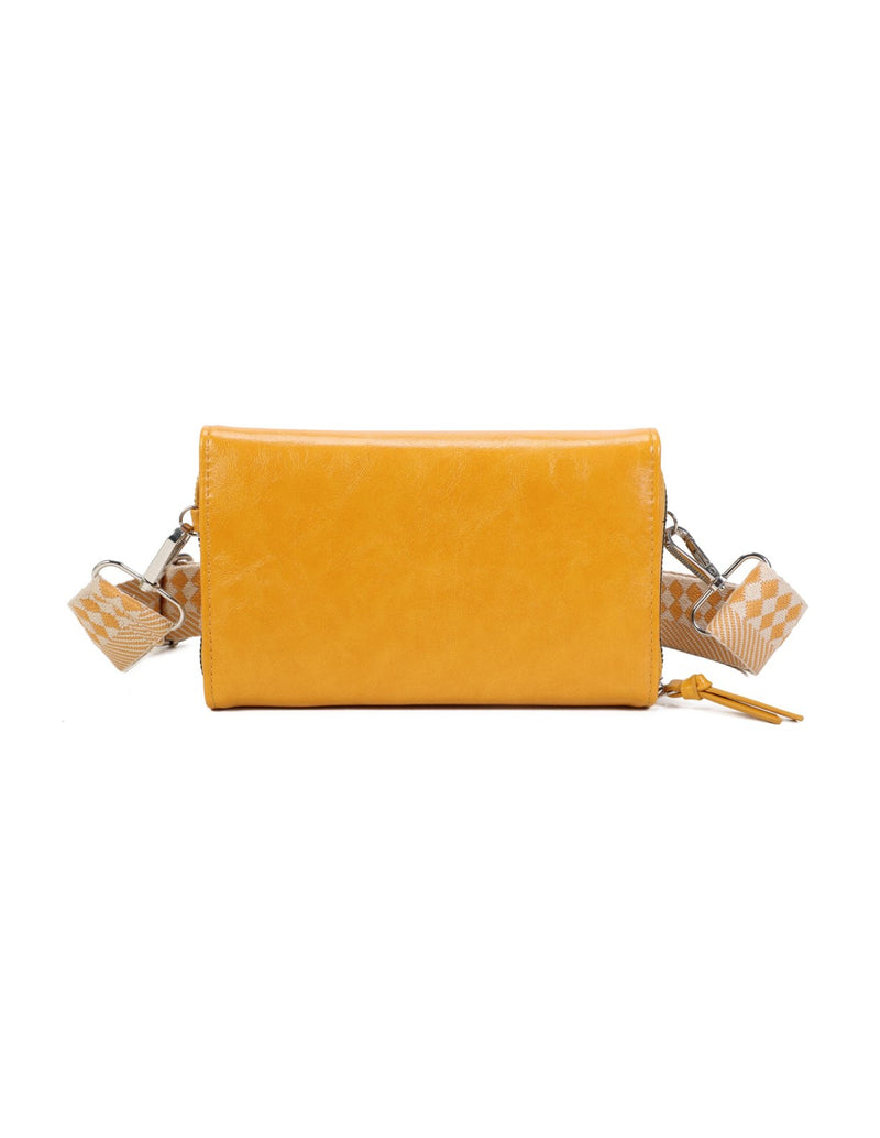 Pochette téléphone jaune