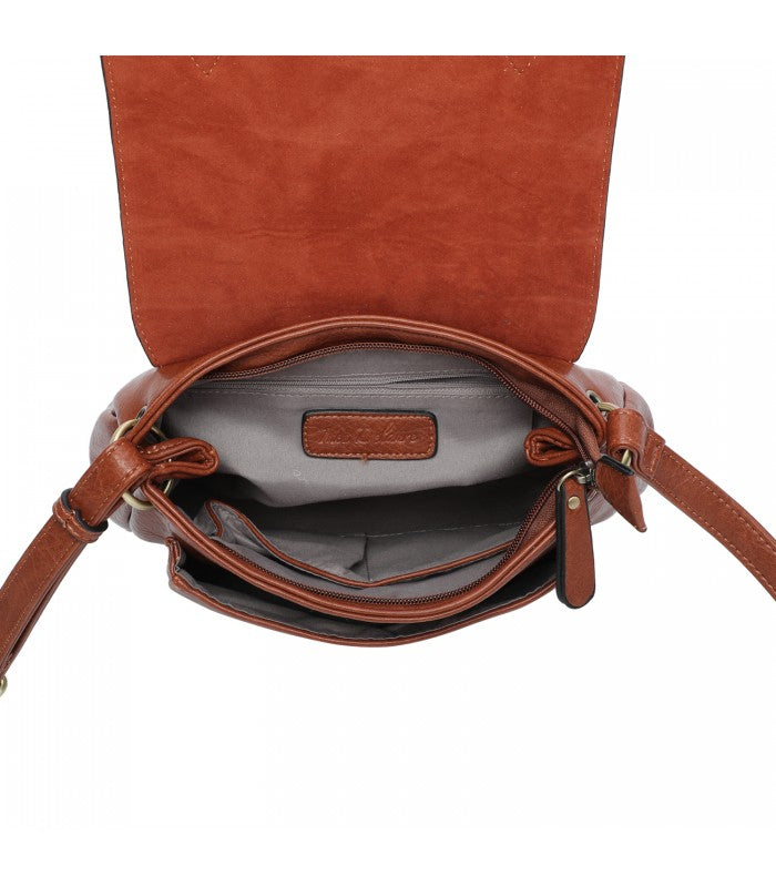 Sac bandoulière camel