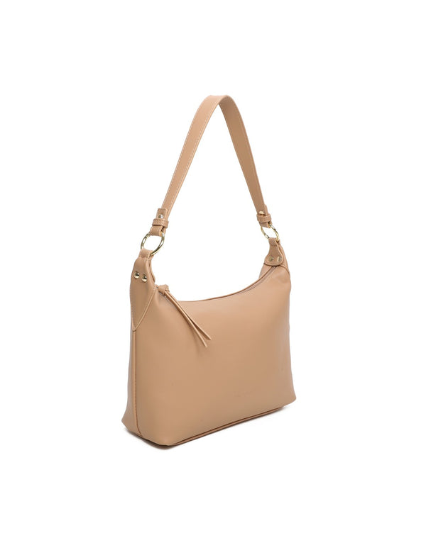 Sac porté épaule taupe