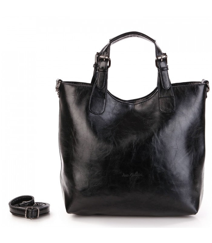 Samara Shop : E-boutique de Mode et produit pour femme. sac à main Sac porté main & pochette amovible noir